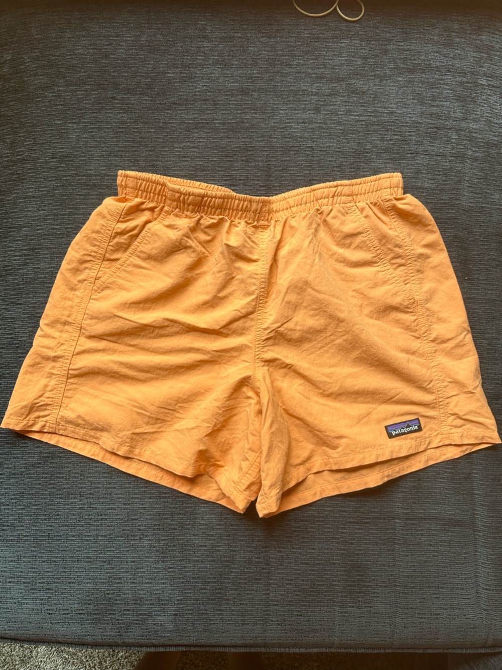Patagonia Sunburst Orange Running Shorts